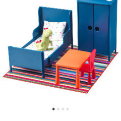 IKEA HUSET フーセット ミニチュア家具 セットの画像