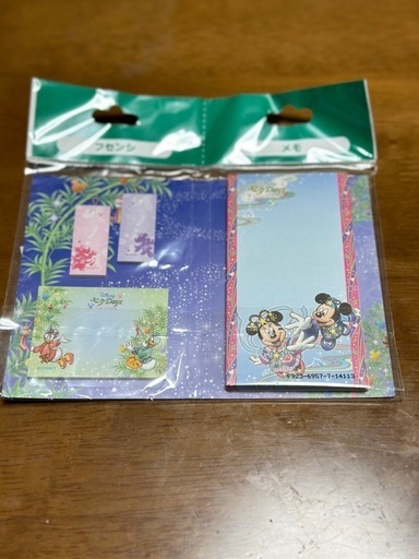 ディズニー 七夕 メモ 4個セット ディズニー 七夕 メモ 4個セット (100景品 ディズニーキラキラ