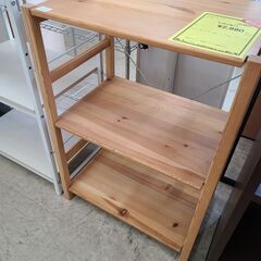 J9376　MUJI　無印良品　ユニットシェルフ　パイン材　クリ...