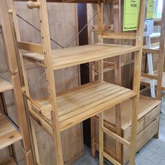 J9378　木製３段収納棚　クリーニング済み【リユースのサカイ柏店】