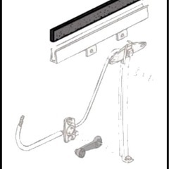 ヤナセ純正部品 ウインドウリフターチャンネル用シール/ビートル ワーゲンの画像