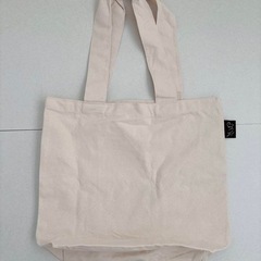 【新品】  I’M_O トートバッグ 帆布 ブルー ホワイト 青 白 バックの画像