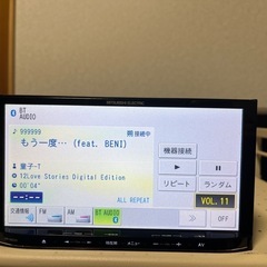 カロッツェリア内蔵　Bluetooth 7インチ　楽ナビ　の画像