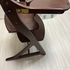 大和屋スクスクチェアプラス ハイチェアメッセージお気軽に の画像