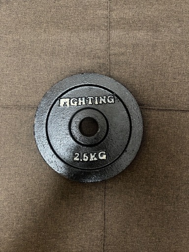 ダンベルプレート5kg×4枚　2.5kg×4枚　1.25kg×4枚