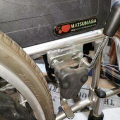 ★美品★自走式/介助式兼用・アルミ製折りたたみ車いす♿の画像