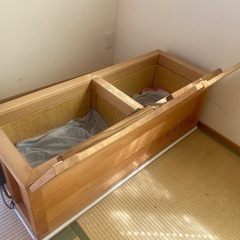 玉川温泉「北投石盤湯」木製2人掛け 岩盤浴 足湯 介護 整体 エステサロン開業　三重、滋賀、岐阜、京都、奈良、愛知、大阪いけます！の画像