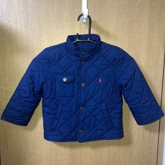 ラルフローレン　ネイビー　キルティングジャケット　サイズ100　...