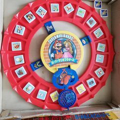 【希少品】 スーパーマリオブラザーズ 大回転ゲーム 野村トーイ 1986年の画像