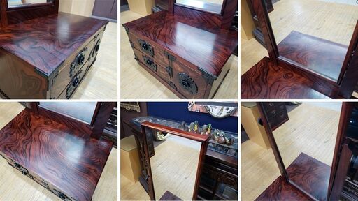D43　美品　岩谷堂 姿見鏡台