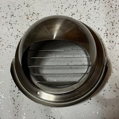 【無保証条件下】丸型フード付換気口 開口部:小 アミ付 ステンレス製 クリアー 150φ用 U.K SUS304 150mmの画像