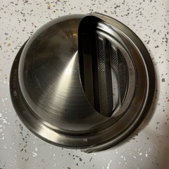 【無保証条件下】丸型フード付換気口 開口部:小 アミ付 ステンレス製 クリアー 150φ用 U.K SUS304 150mmの画像