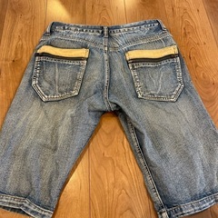 デニム　ハーフパンツ　メンズの画像