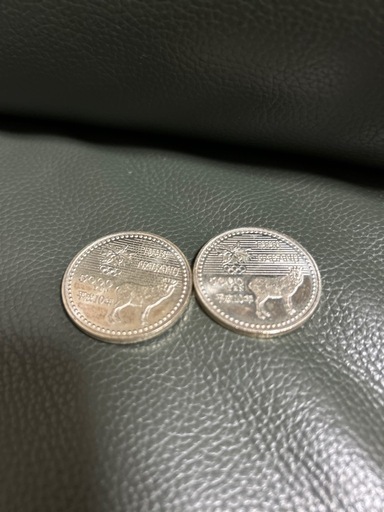 1998年長野オリンピック記念硬貨2枚セット