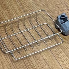 値下げしました！蛇口　スポンジホルダー ステンレス　シンク収納　ラックの画像