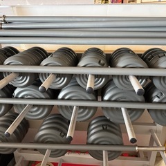 スタジオレッスン用バーベルセット単品からお売りします