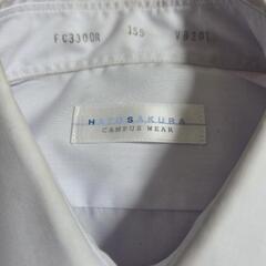中学　155　長袖　スクールシャツ　中古の画像