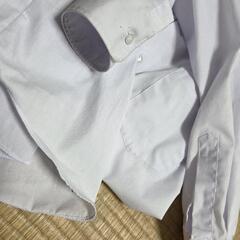 中学　155　長袖　スクールシャツ　中古の画像