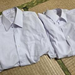 中学　155　長袖　スクールシャツ　中古