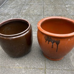 お取引させて頂いています。アクアリウム　壺2個セット　メダカの飼...
