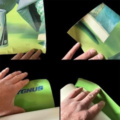 非売品 1980-90年代 当時物 昭和レトロ KYGNUS Ba:n OIL 大型 販促 ポスター【無保証条件下】キグナス バン オイルの画像