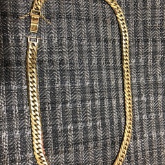 18金6面W 200g60cm 喜平ネックレス　 造幣局検定マー...