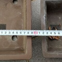 角型鉢4種類 五鉢の画像