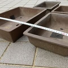 角型鉢4種類 五鉢の画像