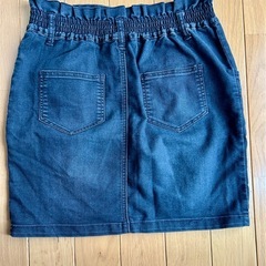 大幅値下‼️デニムスカート Ｌ ウエストゴムの画像