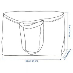 IKEA ショッピングバッグLの画像