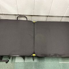 コーナン 折りたたみベッド シングル 多段階リクライニング グレー ① 幅95cm×奥行200cm×高さ40cmの画像