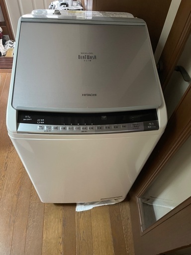日立ビートウォッシュ洗濯機+防水パン