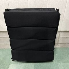 折りたたみベッド シングル 2ヶ所（頭・腰）リクライニング ブラ...