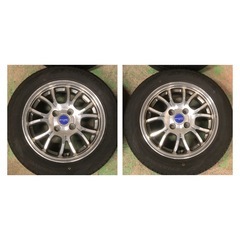 165 65 R14 24年 夏タイヤ&社外ホイールセットの画像