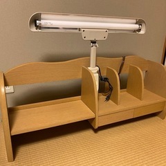 無料 学習机用の棚