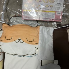 西松屋　ポータブル　ベビーベッド　セット　子猫の画像