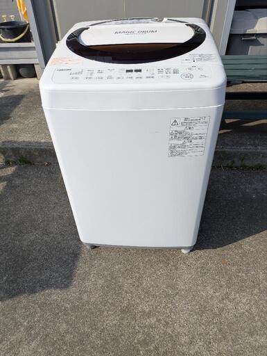 Amazon.co.jp: 東芝 全自動洗濯機 6kg グランホワイト AW-6G6 W