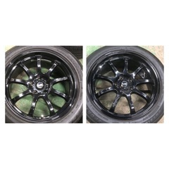 LEHRMEISTER  LM SPORT 22年 夏タイヤ 18インチタイヤホイールセット アルファード　ヴェルファイア等の画像