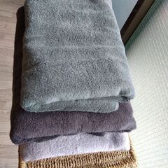 無印商品　バスタオル　3枚おまとめセット売りの画像