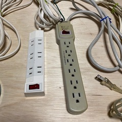 テーブルタップと延長コード各種の画像