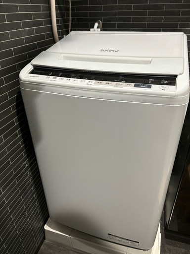 HITACHI 縦型洗濯機 BW-V80E ビートウォッシュ2019年製 (とろ