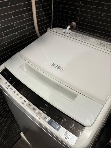 HITACHI 縦型洗濯機 BW-V80E ビートウォッシュ2019年製 (とろ