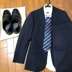 スーツ上下、シャツ、ネクタイ、靴セット