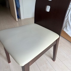 [2人用セット] ダイニングテーブル、椅子2個 の画像