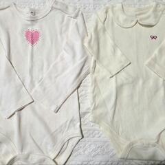 女の子　ベビー服　長袖ロンパース　肌着