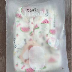 【新品未使用】ErgoBagベビーパジャマ　スイカ模様の画像