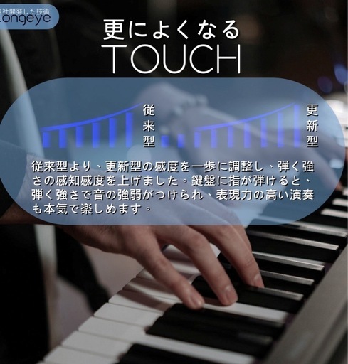 美品★ 電子ピアノ 88鍵盤 Longeye ロンアイ