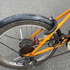 【商談中】28日29日限定　Volkswagen折りたたみ自転車　おしゃれなオレンジ色の画像