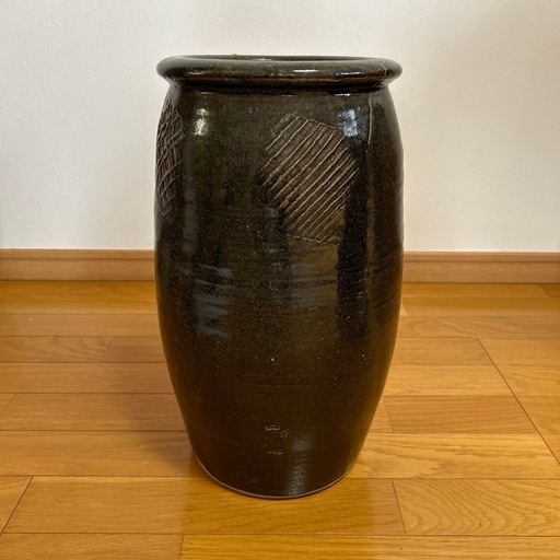 昭和レトロ 壺 傘立て