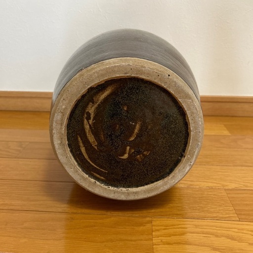 昭和レトロ　壺　傘立て